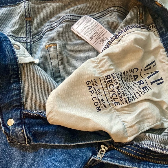 Gap Mid Rise ‘90s Loose Jeans with Washwell 32 long Dark Indigo - Picture 4 of 4